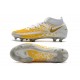 Chaussure Nike Phantom GT Elite Dynamic Fit DF FG Or Blanc