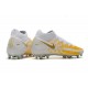 Chaussure Nike Phantom GT Elite Dynamic Fit DF FG Or Blanc