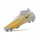 Chaussure Nike Phantom GT Elite Dynamic Fit DF FG Or Blanc