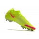 Nike Phantom GT Elite DF DF FG Crampons Vert Rose