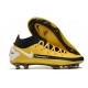 Nike Phantom GT Elite DF DF FG Crampons Jaune Noir Blanc