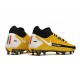 Nike Phantom GT Elite DF DF FG Crampons Jaune Noir Blanc