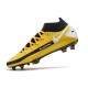 Nike Phantom GT Elite DF DF FG Crampons Jaune Noir Blanc