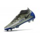 Nike Phantom GT Elite DF DF FG Crampons Argent Bleu