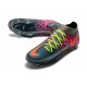 Nike Phantom GT Elite DF DF FG Crampons Gris Bleu Rose