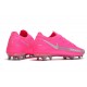 Nouvelle chaussure de football Phantom GT Elite FG Rose Argent