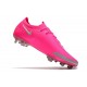 Nouvelle chaussure de football Phantom GT Elite FG Rose Argent