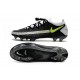 Nike Nouvel Crampons 2021 Phantom GT Elite FG Noir Gris Jaune