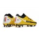 Nike Nouvel Crampons 2021 Phantom GT Elite FG Jaune Noir Blanc