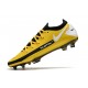 Nike Nouvel Crampons 2021 Phantom GT Elite FG Jaune Noir Blanc