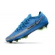 Nike Nouvel Crampons 2021 Phantom GT Elite FG Bleu Argent