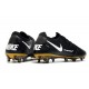 Nike Nouvel Crampons 2021 Phantom GT Elite Tech Craft FG Noir Or