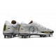 Nike Nouvel Crampons 2021 Phantom GT Scorpion Elite FG Argent Noir