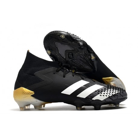 adidas Predator Mutator 20.1 FG Noir Blanc Or Metallique