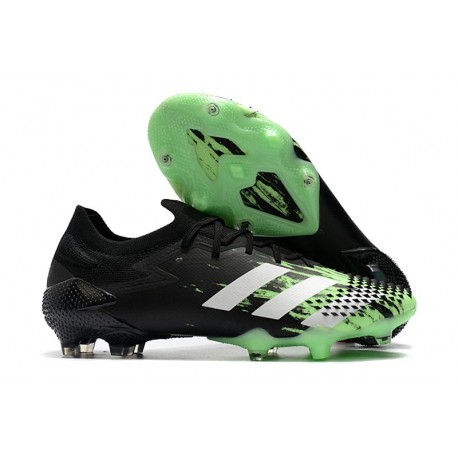 Nouvelle adidas Predator Mutator 20.1 Low FG Noir Vert Blanc