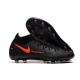 Nike Neuf Phantom GT Elite DF AG-PRO Noir Rouge Chili Gris fumee