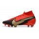 Nike Mercurial Superfly VII Elite DF FG Rouge Noir Or