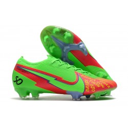 Nike Nouveaux Mercurial Vapor 13 Elite FG Vert Rouge