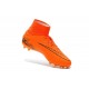 Hommes Chaussures Nike HyperVenom Phantom 2 FG Noir Orange