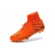 Hommes Chaussures Nike HyperVenom Phantom 2 FG Noir Orange