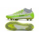 Nike Phantom GT Elite DF DF FG Crampons Blanc Vert