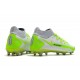 Nike Phantom GT Elite DF DF FG Crampons Blanc Vert