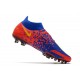 Nike Phantom GT Elite DF DF FG Crampons Bleu Jaune Rouge