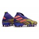 Crampons de Football adidas Nemeziz 19+ FG Vert Violet Rose