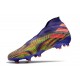 Crampons de Football adidas Nemeziz 19+ FG Vert Violet Rose