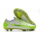 Nike Nouvel Crampons 2021 Phantom GT Elite FG Blanc Vert