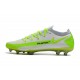 Nike Nouvel Crampons 2021 Phantom GT Elite FG Blanc Vert