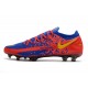 Nike Nouvel Crampons 2021 Phantom GT Elite FG Bleu Rouge Jaune