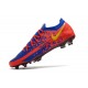 Nike Nouvel Crampons 2021 Phantom GT Elite FG Bleu Rouge Jaune