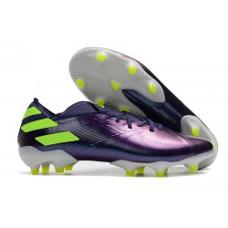 Chaussures de Foot adidas Nemeziz 19.1 FG Violet Vert