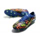 Chaussures de Foot adidas Nemeziz 19.1 FG Bleu Royal Argent Jaune