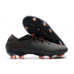 Chaussures de Foot adidas Nemeziz 19.1 FG Noir Signal Orange