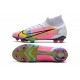 Nike Mercurial Superfly 8 Elite FG Blanc Rose Noir