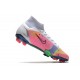 Nike Mercurial Superfly 8 Elite FG Blanc Rose Noir