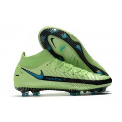 Nike Phantom GT Elite DF DF FG Crampons Vert Noir