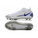 Nike Phantom GT Elite DF DF FG Crampons Blanc Bleu