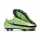 Nike Nouvel Crampons 2021 Phantom GT Elite FG Impulse - Vert Bleu