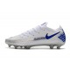 Nike Nouvel Crampons 2021 Phantom GT Elite FG Blanc Bleu