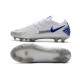 Nike Nouvel Crampons 2021 Phantom GT Elite FG Blanc Bleu