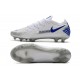 Nike Nouvel Crampons 2021 Phantom GT Elite FG Blanc Bleu