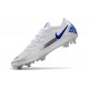 Nike Nouvel Crampons 2021 Phantom GT Elite FG Blanc Bleu