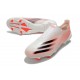 Crampons de Foot adidas X Ghosted + FG Blanc Rouge Noir