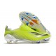 Crampons de Foot adidas X Ghosted + FG Jaune Fluo Noir