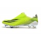 Crampons de Foot adidas X Ghosted + FG Jaune Fluo Noir