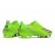 Crampons adidas X Ghosted + FG Precision To Blur - Vert Violet Jaune