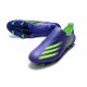 Crampons de Foot adidas X Ghosted + FG Violet Vert